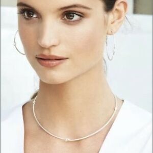 Stella & Dot yellow gold knot necklace